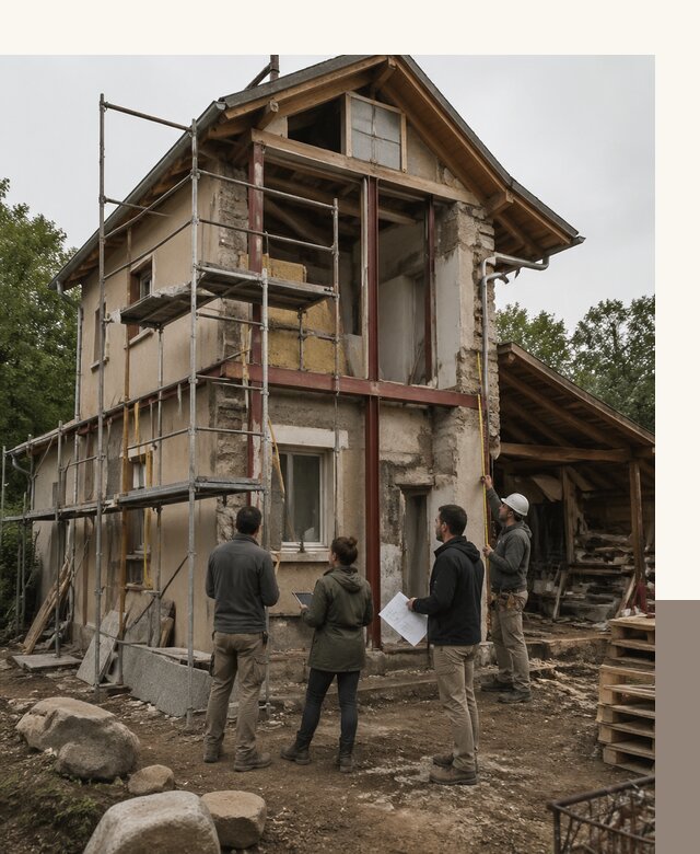 Реконструкция загородного дома под ключ в Южном-Сахалинске от бюро