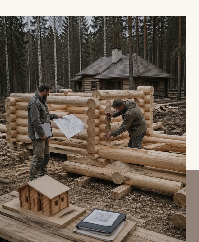 Проектирование и строительство домов из бревна в Южном-Сахалинске